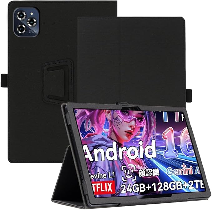 Case for Avidpad A90SAI Tablet 11 Inch Premium PU Leather Folio Folding Stand Protective Tablet Cover with Hand Strap Magnet for Avidpad A90SAI