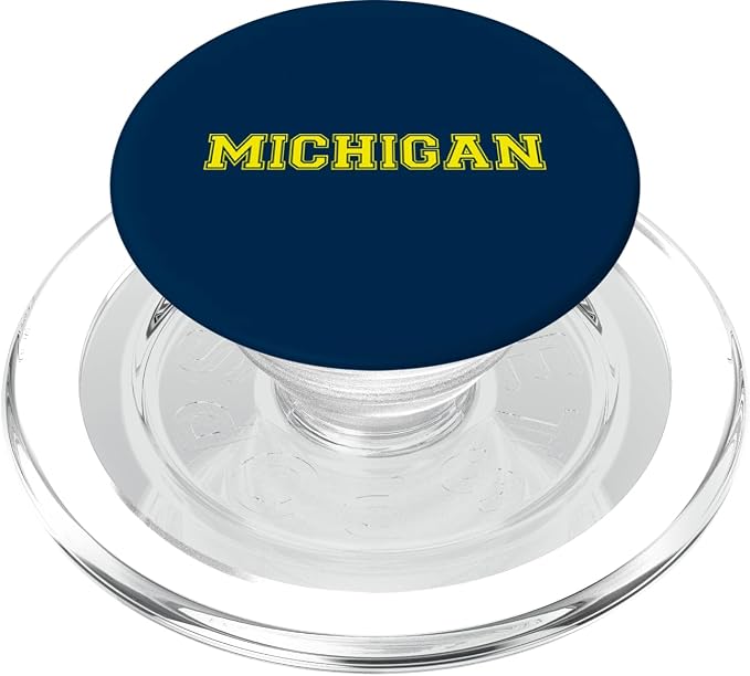 College University style Michigan Sports Gift PopSockets Adhesive PopGrip