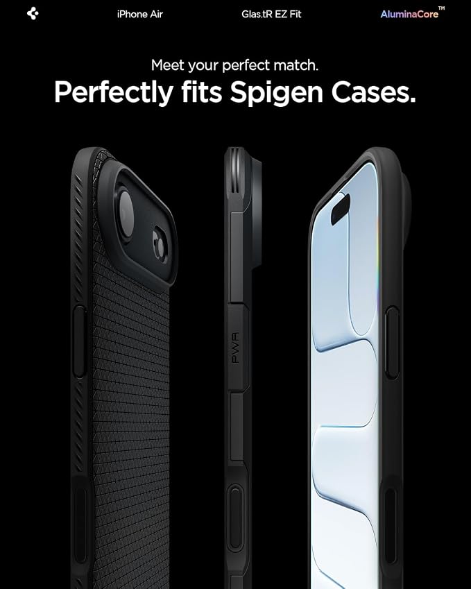 Spigen Tempered Glass Screen Protector [GlasTR EZ FIT] designed for iPhone 11 / iPhone XR [6.1 inch] [Case Friendly] - 2 Pack