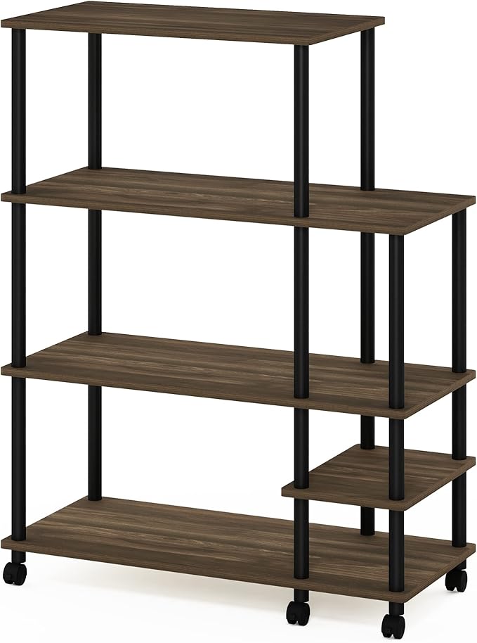 Furinno Turn-N-Tube 3-Tier Toolless Multipurpose Printer Stand Display Storage Shelf