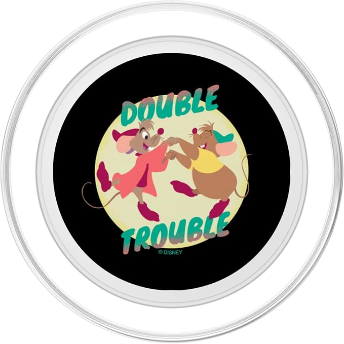 Disney Cinderella Jaq and Gus Double Trouble PopSockets Standard PopGrip