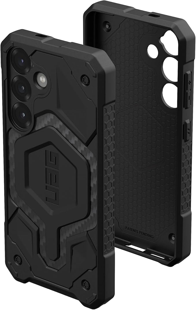 URBAN ARMOR GEAR UAG for Samsung Galaxy S25 Case 6.2" Monarch Pro - Compatible with Magnetic Charging Premium Rugged Military Drop Tested Protective Cover, Carbon Fiber