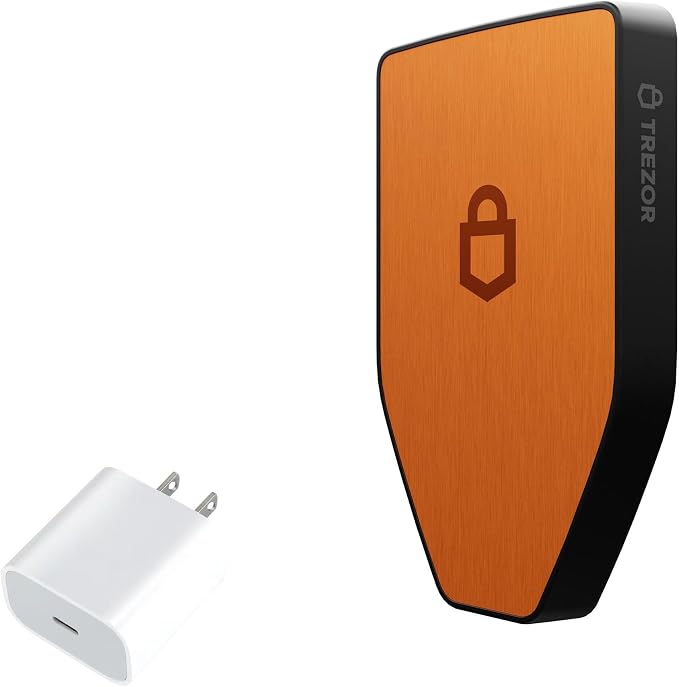 BoxWave Charger Compatible with Trezor Safe 5 Bitcoin-only - PD GAN miniCube (30W) 30W Tiny PD GAN Type-C Wall Charger - Winter White