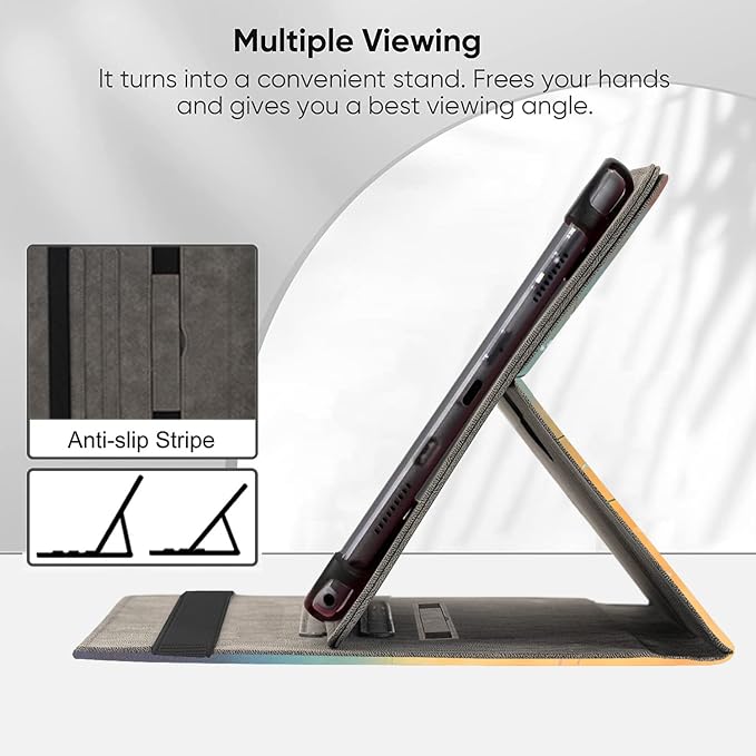 Universal 11 12 Inch Android Tablet Case Slim Fit Standing Cover for 10.9 11 11.5 12 Touchscreen Tablet with Multiple Viewing AnglesBird Tree