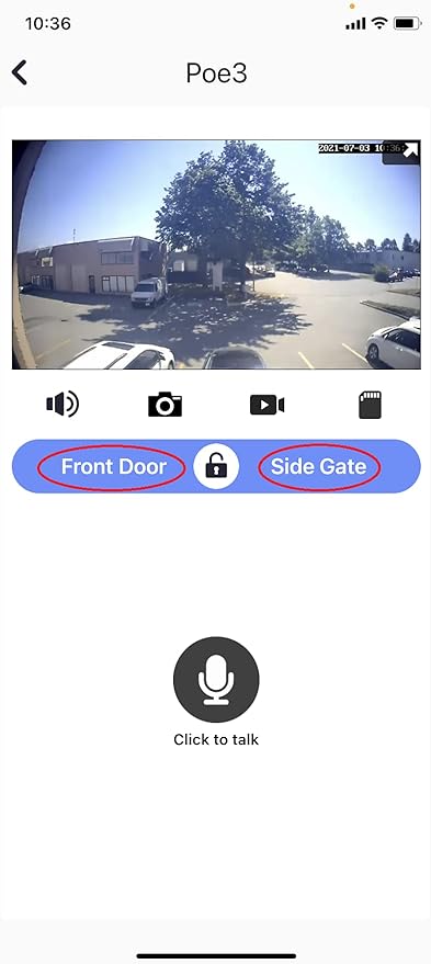 GBF Smart Video Door Station/Smart Video Intercom System for 6 Unit Apartment (Surface Mounted)- GBF-PL963PM6U, 1080P Camera, Built in POE, Control Two Locks remotely, Built in RFID Reader