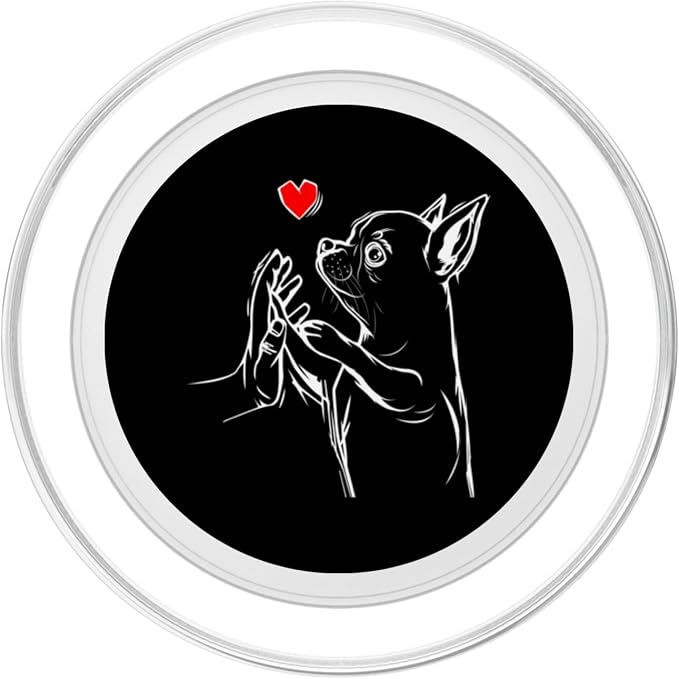 Chihuahua Love Dog Mom Girls PopSockets Adhesive PopGrip