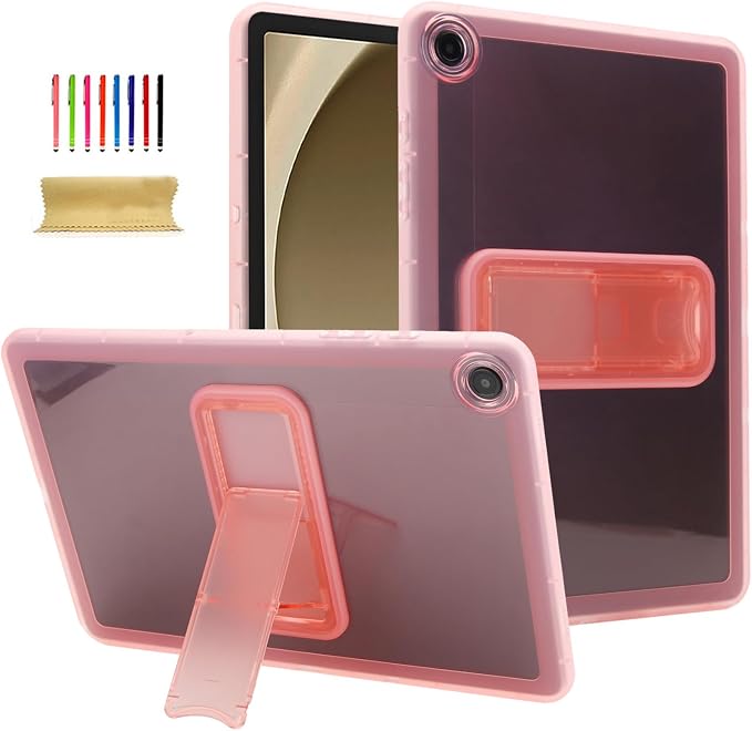Dteck Case for Samsung Galaxy Tab A 8.0 (2015) Tablet SM-T350/355/357 Case 8 Inch PU Leather Lightweight Folio Case with Card Slots/Stand Features Cute Cartoon Protective Cover Purple Butterfly