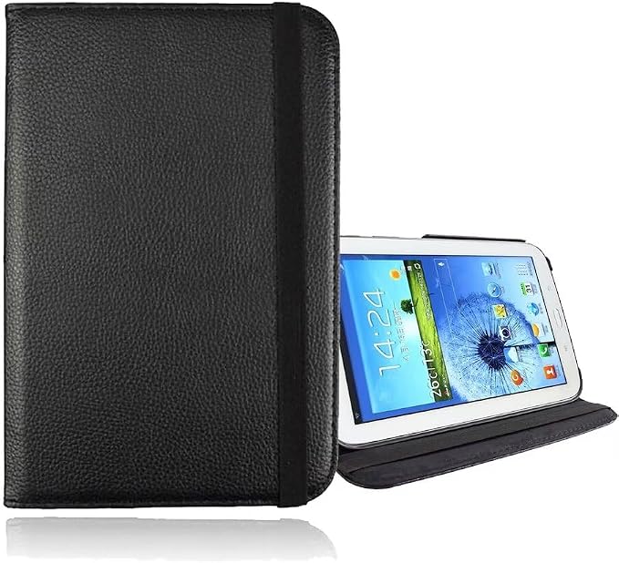 Generic Tablet Leather Flip Case for Samsung Galaxy Note Pro &amp Tab Pro (SM-P900/T900/T905) 12.2 inch 360 Degree Rotating Stand Case Full Protective Cover Black