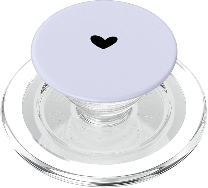 Cute Mist Heart Minimalistic PopSockets Adhesive PopGrip