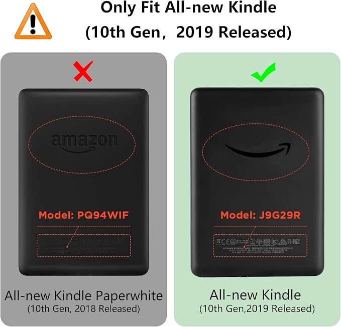 for 6 Kindle 2024 and 2022 (11th Generation) Case Slim Lightweight Smart Cover Case with Auto-Wake/Sleep for Kindle 2024Bald Eagle Flag
