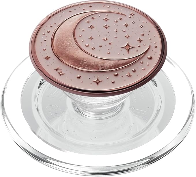 Crescent Moon with Stars Design PopSockets Adhesive PopGrip