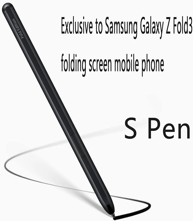 Galaxy Z Fold 4/3/5 S Pen Fold Edition for Samsung Galaxy Z Fold 3/4/5 Stylus PenEJ-PF946BBEGUSwith Replacement Tips/Nibs(Black)