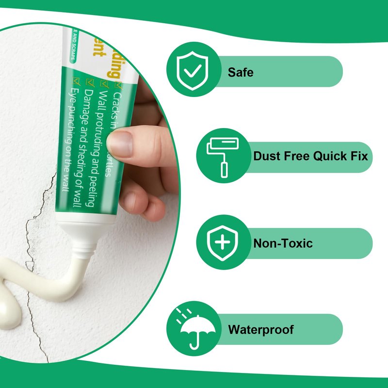GASRONS Drywall Repair Kit, 1 Pack Wall Mending Agent,Wall Surface Hole Fill Quick and Easy Solution