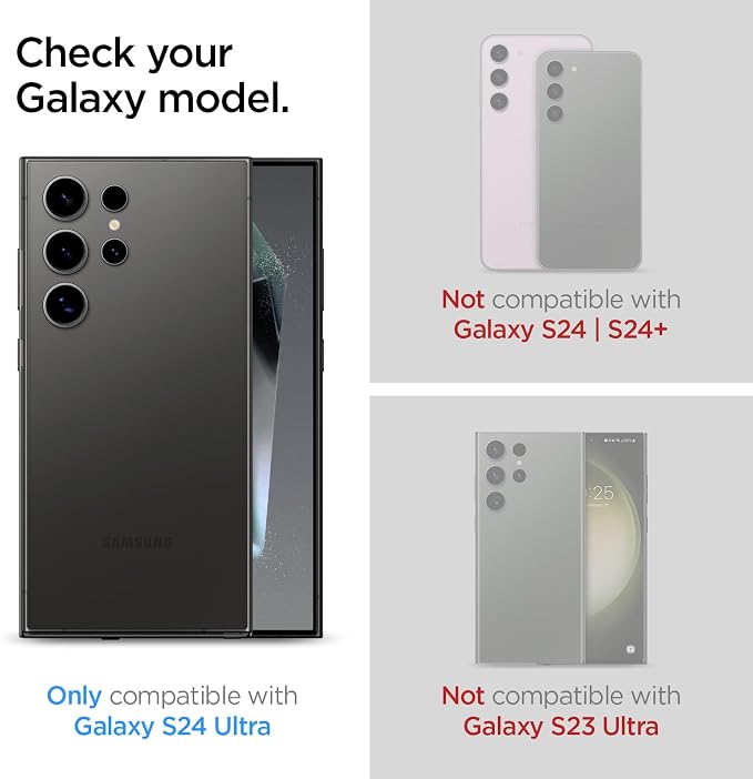 Spigen GlasTR EZ FIT Tempered Glass Screen Protector for Galaxy S24 Ultra | 9H Hardness Tempered Glass Easy Installation Kit Case-Friendly Crystal Clear Touch Responsive Oleophobic Coating