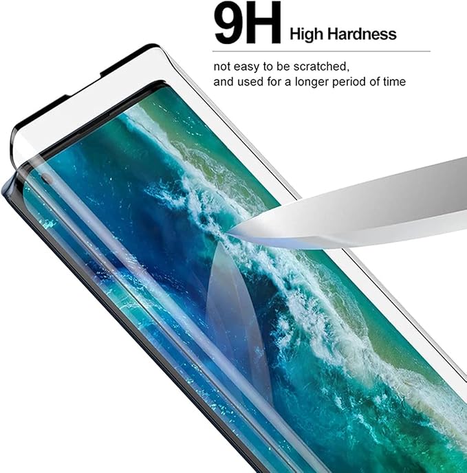 for Motorola Moto Edge 3D Curved Screen Protector [2 Pcs] 3D Full Coverage HD Clear Anti-Scratch Easy Installation Screen Tempered Glass for Motorola moto edge (2020)