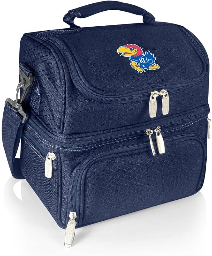 PICNIC TIME NCAA Nebraska Cornhuskers Pranzo Lunch Bag - Insulated Lunch Box with Picnic Set - Lunch Cooler Bag