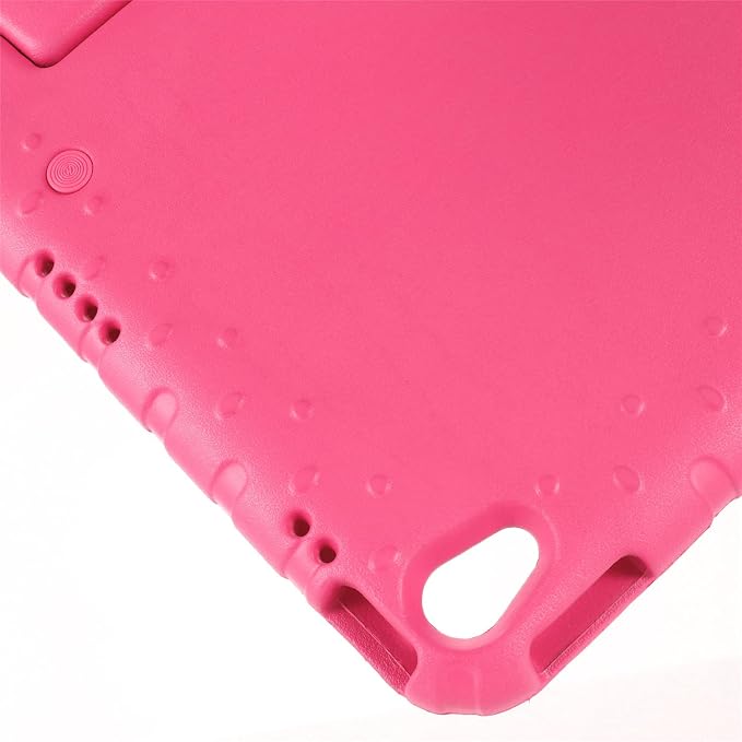 Kids Case for iPad Pro 11 M5/M4 &amp iPad Air 11 (2026/2025/2024) Shockproof Case with Pencil Holder Techcircle Light EVA Foam Handle Stand Bumper Protective Child Friendly Drop Proof Cover Black