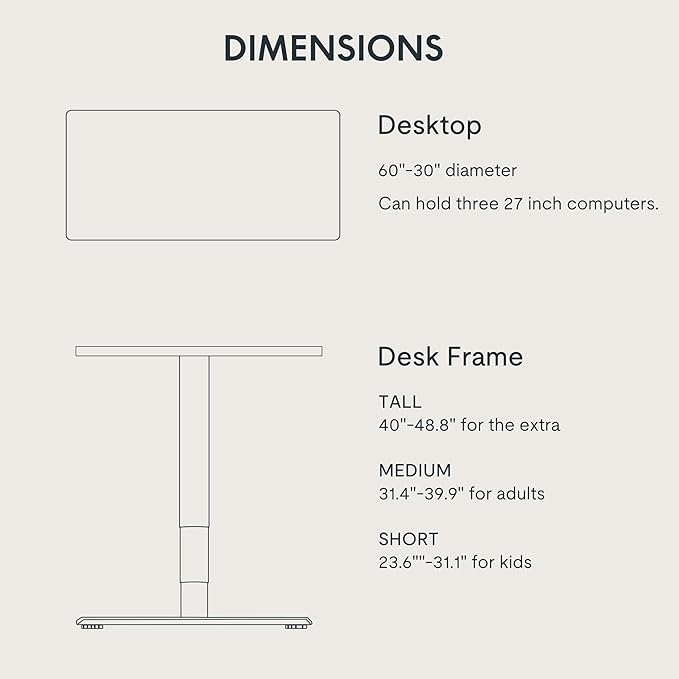 FLEXISPOT E6 MAX Bamboo Dual Motor 3 Stages Standing Desk 60x30 Inch Whole-Piece Board Electric Height Adjustable Stand Up Desk 150KG Load Capacity(Black Frame + Bamboo Desktop)