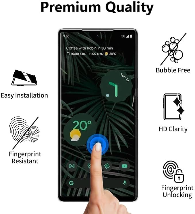 [3SET 13PCS] Pixel 9 Pro Fold 5G 2024 Premium TPU film Screen Protector with Hinge Protector [Anti-glare (Matte) 3set 12pcs] [1 Tempered Glass Lens protector] Scratch Resistant HD Case Friendly [Perfe