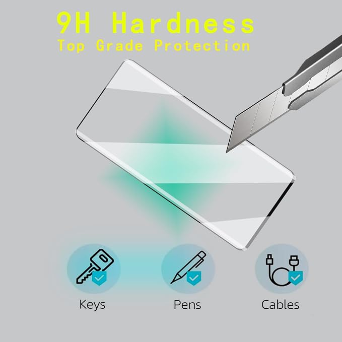 [4 Pack] Tempered Glass Screen Protector for TCL 20 Pro 5G | Tempered Glass Scratch Resistant Easy-Install Bubble Free Anti-Fingerprint