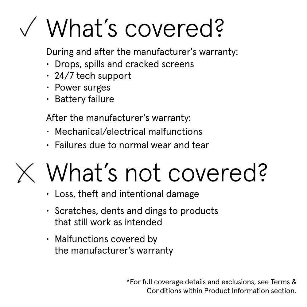 ASURION 2 Year Wearables Protection Plan ($125 - $149.99)