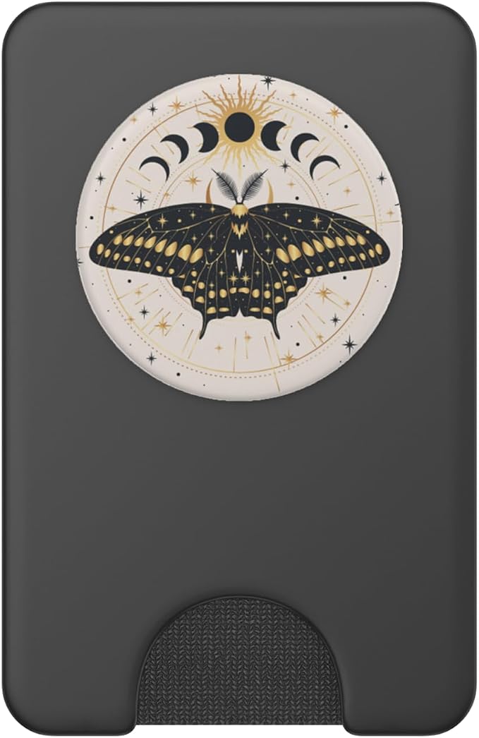PopSockets Celestial Phone Grip - Lunar Moth PopSockets PopGrip for MagSafe