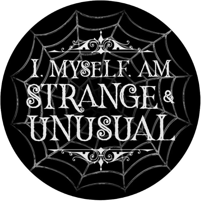 I Myself Am Strange &amp Unusual Spider Spider Web Arachnid PopSockets Adhesive PopGrip
