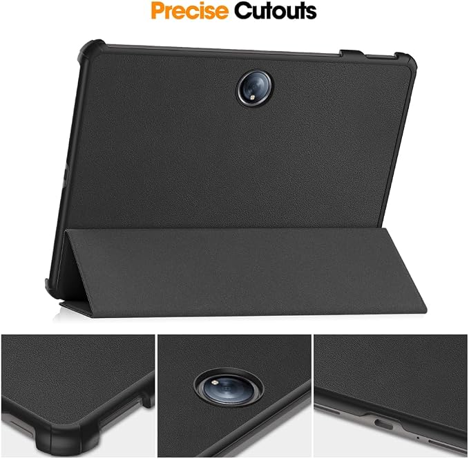 Kepuch Custer Case Compatible for Oppo Pad 3 Pro/Oneplus Pad 2/ Oneplus Pad ProUltra-Thin PU-Leather Hard Shell Cover - Black
