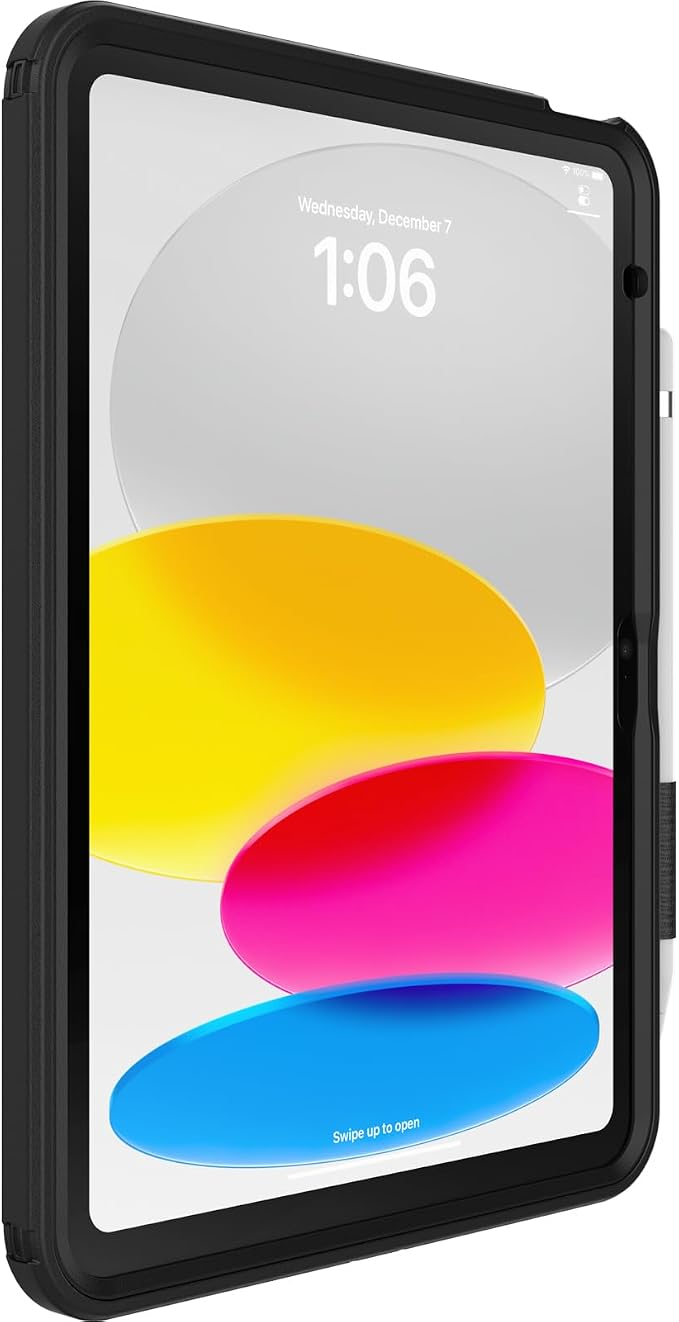 OtterBox Defender Series for Business W/Folio for iPad 10th Gen (ONLY) - Black (Non-Retail Packaging)