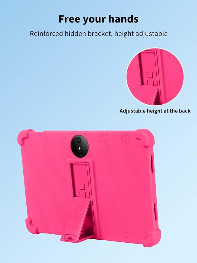 Case for TCL NXTPAPER 11 Plus Tablet 11.5inchNOUKAJU Tablet Protection CaseAdjustable BracketSoft SiliconeSilicone Protection Cover for TCL NXTPAPER 11 Plus(Blue)