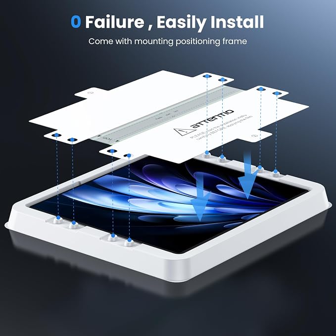 WSKEN Matte Screen Protector for Samsung Galaxy Z Fold 8 Ultra/Z Fold 7 | Anti-Glare Anti-Fingerprint Smooth as Silk Inside Flexible TPU Film + Front Tempered Glass With Auto Fit Case 2 Pack