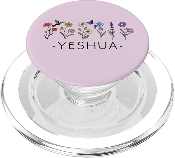 Yeshua Christian Bible Verse Butterfly Scripture God Quotes PopSockets PopGrip for MagSafe