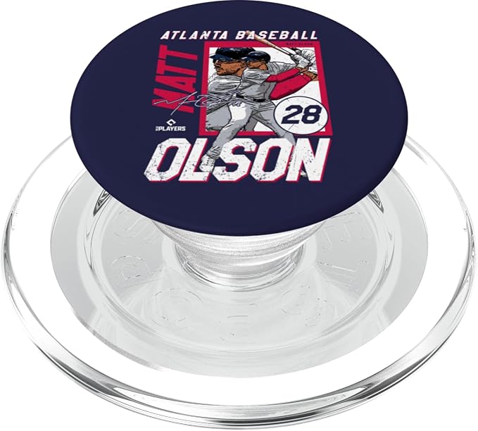 Matt Olson | Atlanta MLB Baseball Players| MLBMOL204M PopSockets PopGrip for MagSafe