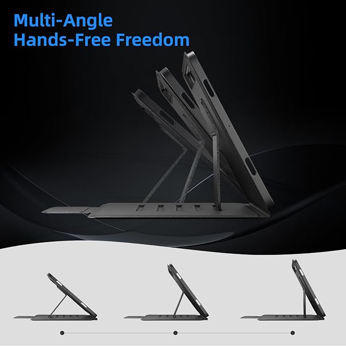 Case for Samsung Galaxy Tab A7 10.4-Inch 2020 with Screen Protector Ultra Slim Multi-Angles Viewing Stand Back Cover Shockproof Premium PU Leather Protective Case