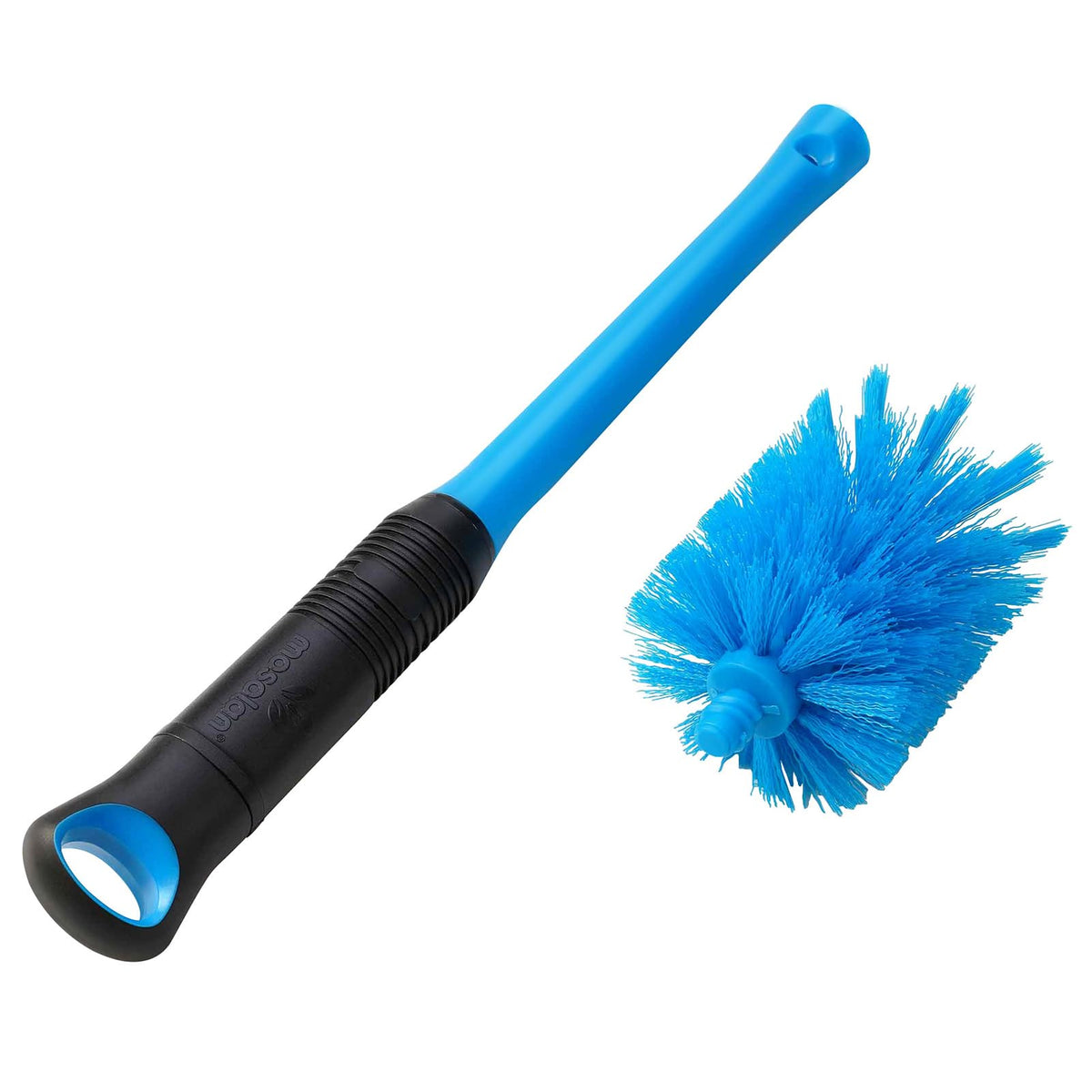 MOSOLAN 2-in-1 Bottle Brush Refills, Breezy Blue