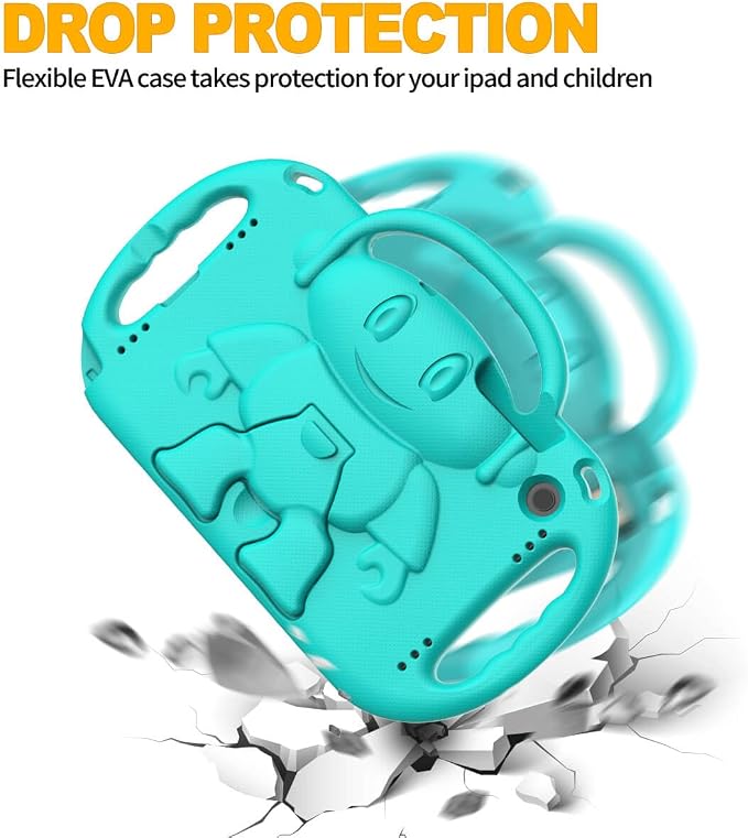 Kids Case for Samsung Galaxy Tab A11+ Plus/A9+ Plus 11 Inch Black | Shockproof Lightweight Protective Cover with Handle Stand and Adjustable Strap Fit for Galaxy Tab A11+ 2025/A9+ 2023