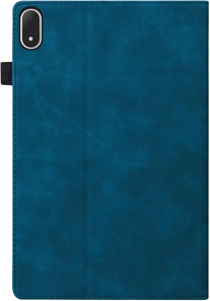 Shockproof Case for OnePlus Pad 3 / OnePlus Pad 2 Pro 13.2 inch Released 2025 - Retro PU Leather + TPU Hybrid Protective Cover with Anti-Slip Grip Strap &amp Card Slots -Black