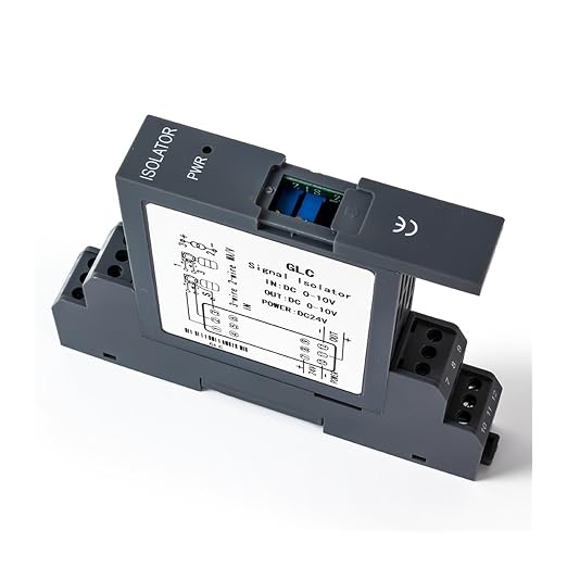 Analog Signal Isolator 4-20mA Signal Isolator Din Rail Mount 0.5% FS Precision
