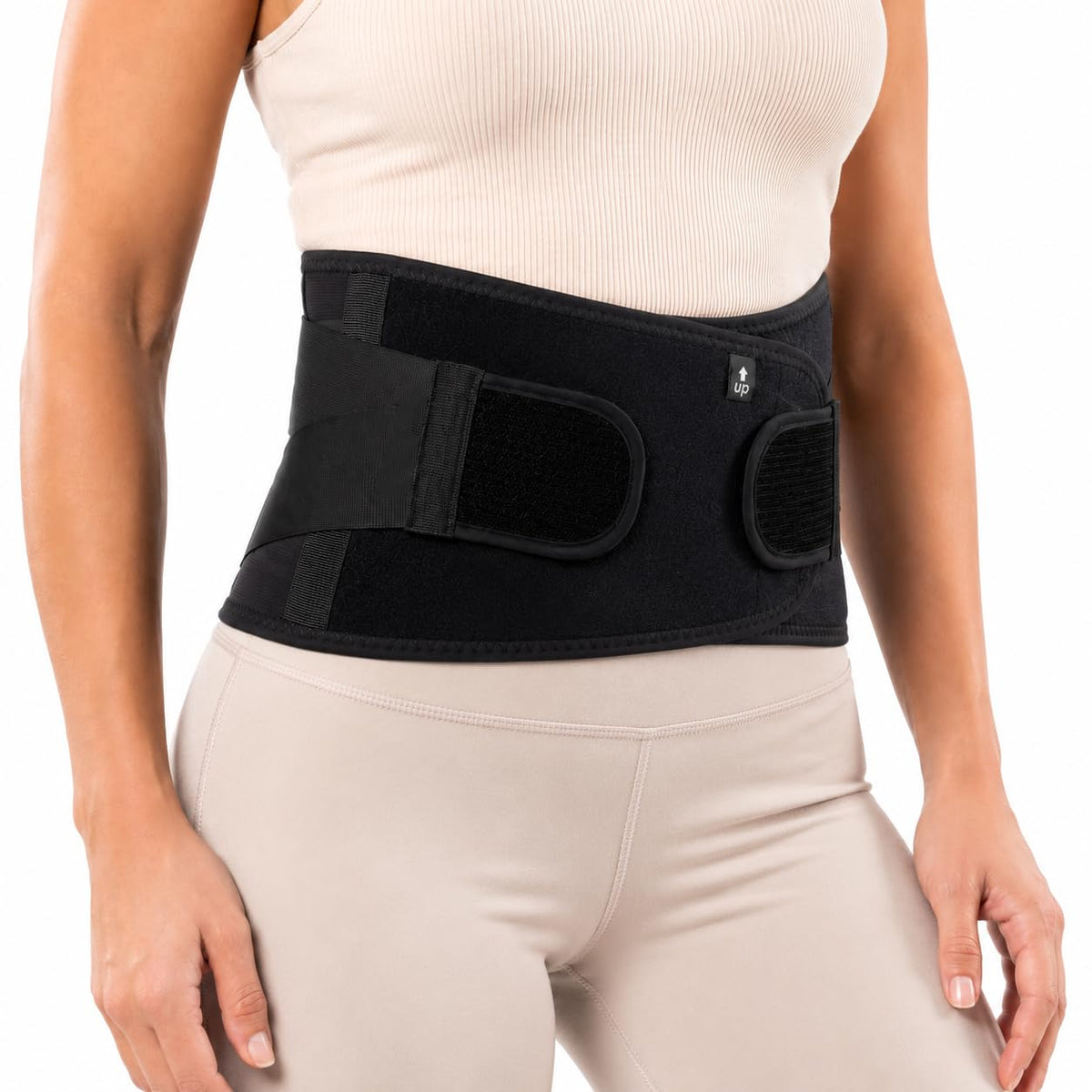 Back Brace for Lower Back Pain Relief, Low-Profile Lumbar Support Belt with 7 Stays and Dual Pulley Compression, Lightweight Back Support Brace for Men and Women, for Work, Driving, Sitting, Standing and Daily Wear