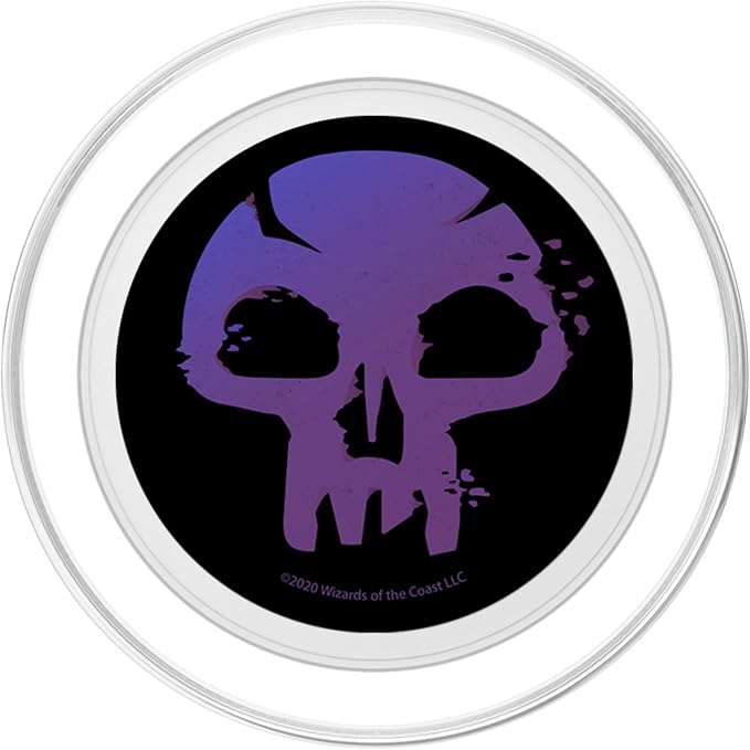 Magic: The Gathering Iconic Black Mana Symbol PopSockets MagSafe PopGrip for iPhone