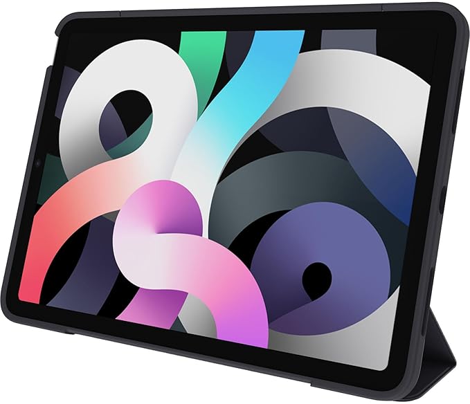 OtterBox - Symmetry Series 360 Elite Case for 11" iPad Air M2/4th/5th Gen - Scratch-Resistant Tablet Case with Folio and Apple Pencil Holder (Scholar Grey)