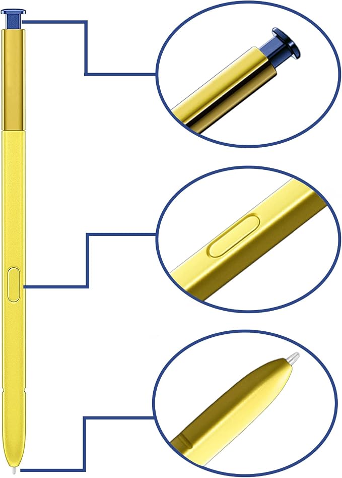 2 Pack Note 9 Pen Replacement for Samsung Galaxy Note 9 PenBluetoothBlack | for Galaxy Note 9 Pen ReplacementCompatible with Samsung Galaxy Note 9 SM-N960 Touch Stylus Pen4096 Pressure Sensitivity