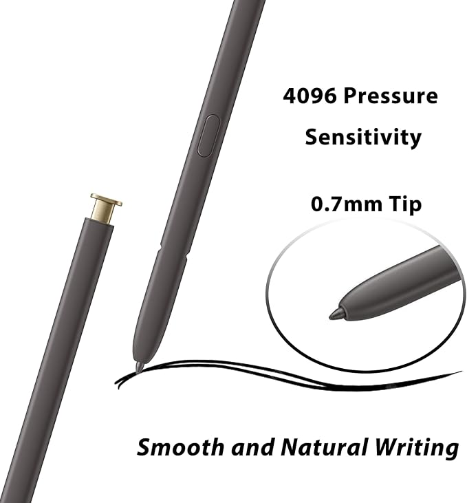 2 Pack Galaxy S24 Ultra S Pen Replacement Compatible with Samsung Galaxy S24 UltraS24 Stylus Pen for Galaxy S24 Ultra Touch S PenUS VersionNoBluetooth(Dark Gray)