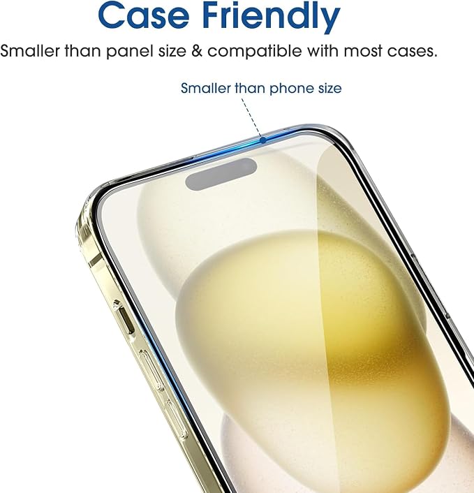 amFilm 2 Pack Magnetic OneTouch Compatible with iPhone 13 Pro Max 6.7/ iPhone 14 Plus 6.7 Screen Protector Tempered Glass Full Coverage with Easy Installation Kit (Magnetic &amp Reusable)