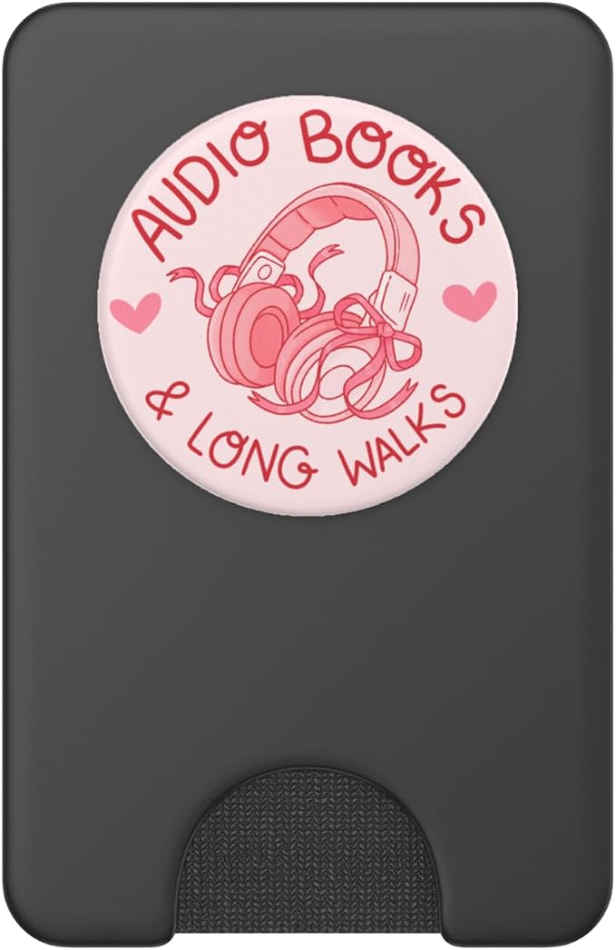 PopSockets Phone Grip &amp Stand - Audiobooks &amp Long Walks PopSockets PopGrip for MagSafe