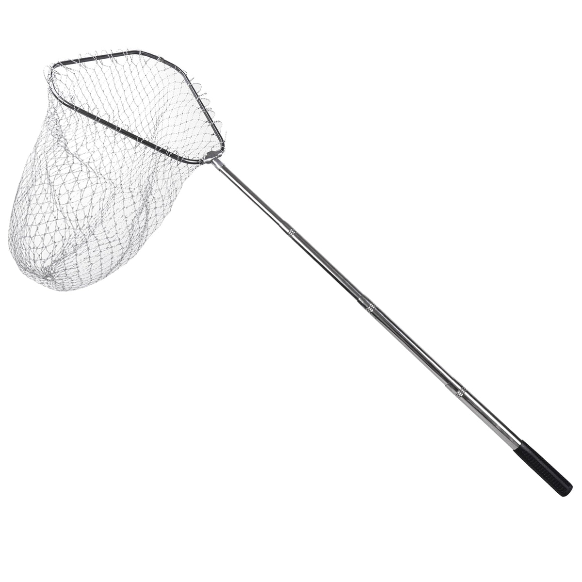 Chicken Catching Net Bird Net with Telescoping Pole, Strong Stainless Handle Full Extended to 48 Inches