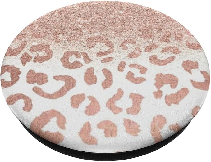Rose-Gold Leopard Phone Grip PopSockets Adhesive PopGrip