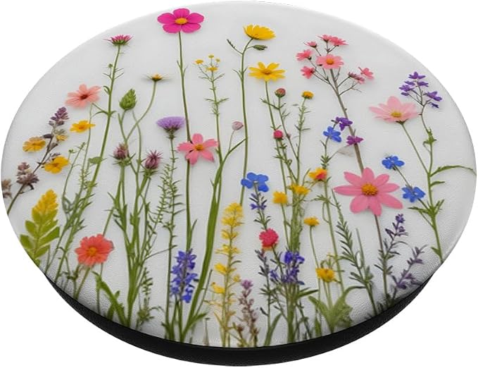Mixed Flower Bouquet Floral Pattern PopSockets PopGrip for MagSafe