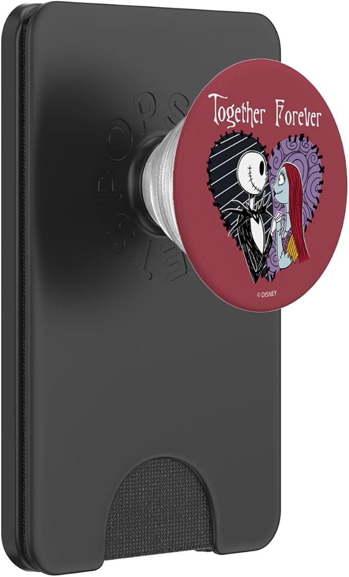 Disney The Nightmare Before Christmas Jack &amp Sally Forever PopSockets PopGrip: Swappable Grip for Phones &amp Tablets