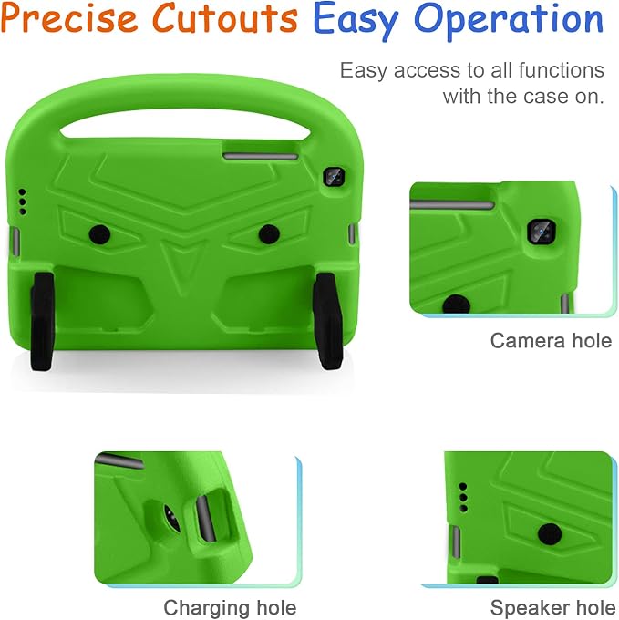 Kids Case for Samsung Galaxy Tab A 8.0 (2019) SM-T290/SM-T295 Techcircle Kid Child Safe Shock Proof EVA Rugged Protective Handle Stand Case for Galaxy Tab A 8.0 SM-T290/SM-T295 Tablet Black